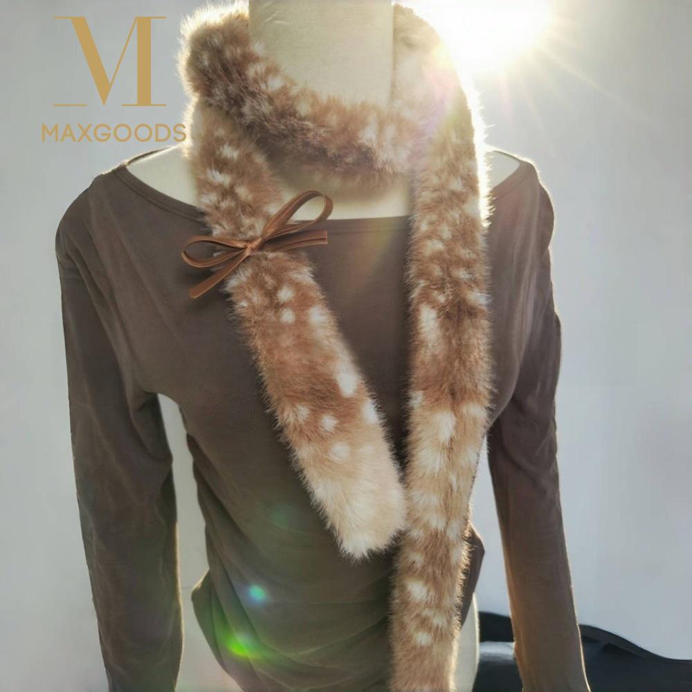 Women'S Winter Accessories Set - Creative Cute Elk Warm Scarf Cold