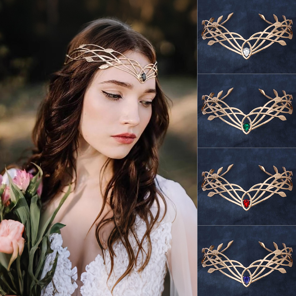 Women Accessories On Sale - Luxury Tiaras Headbands for Women Leaf