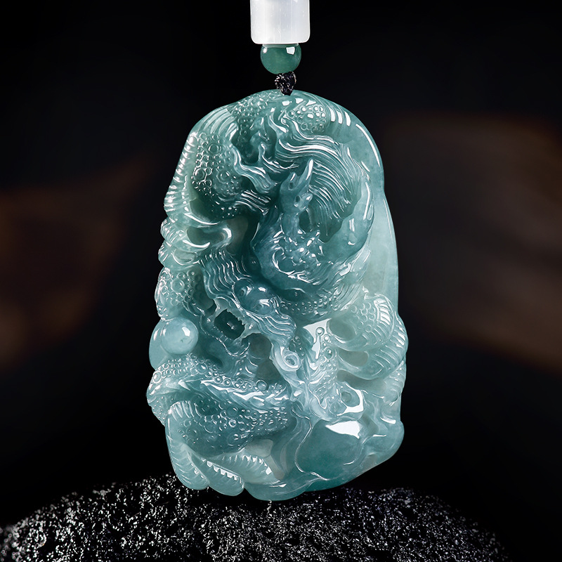 Natural Burmese Jadeite Dragon - đánh giá và giá Women'S Accessories