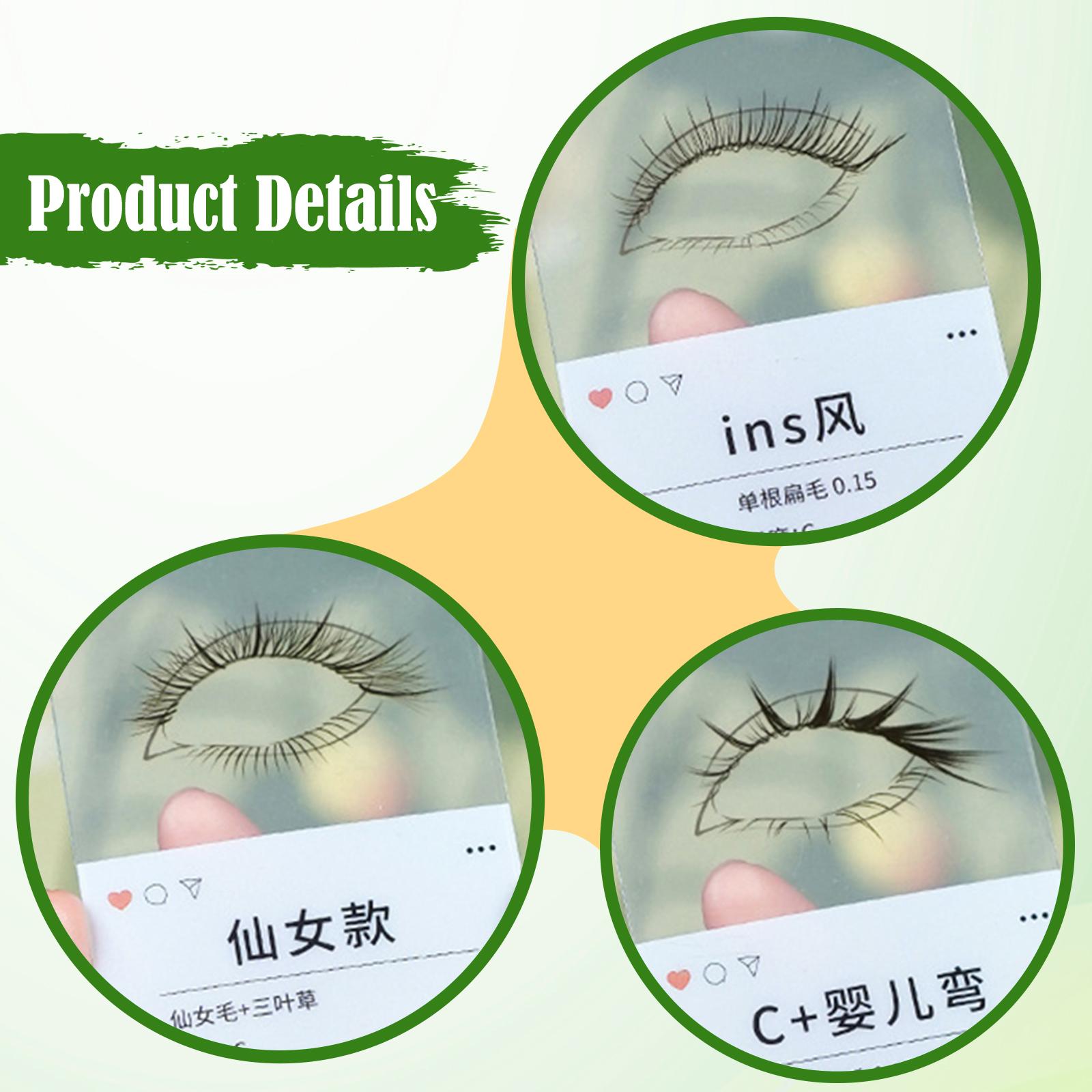 14Pcs Eyelash Effect Cards Eye - đánh giá và giá Women Accessories Store