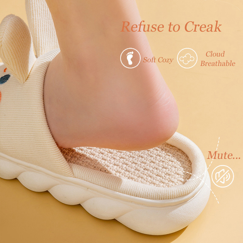 Nhà Lót Trơn Nữ Chú Thỏ Dễ Thư - đánh giá và giá Women'S Shoes And Accessories