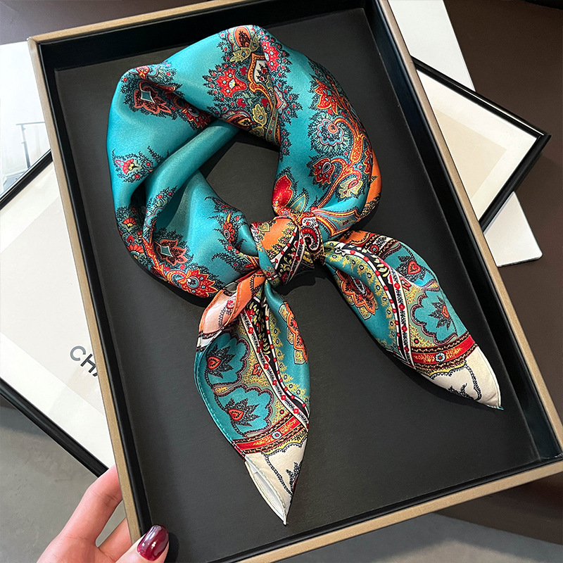 100% Real Silk Square Scarf Wo - đánh giá và giá Women Accessories Brands