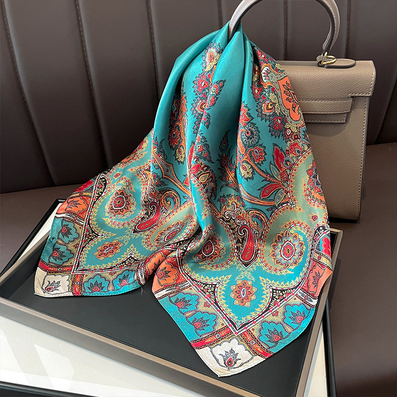 100% Real Silk Square Scarf Wo - đánh giá và giá Women Accessories Brands