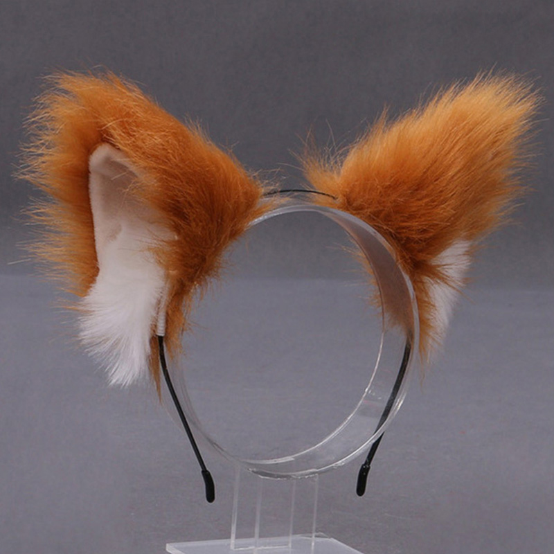 Fluffy Fox Cat Ear Plush Headb - đánh giá và giá Women Accessories On Sale