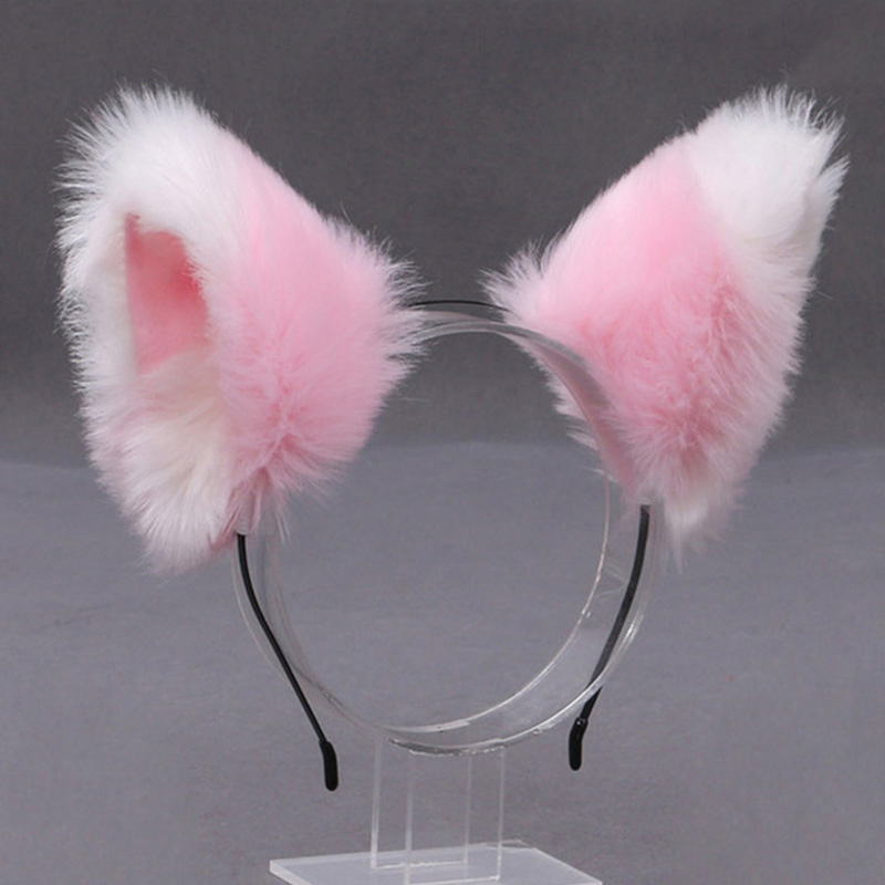 Fluffy Fox Cat Ear Plush Headb - đánh giá và giá Women Accessories On Sale