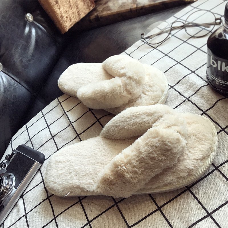 Cross Warm Fluffy Furry Slippe - đánh giá và giá Women'S Shoes And Accessories
