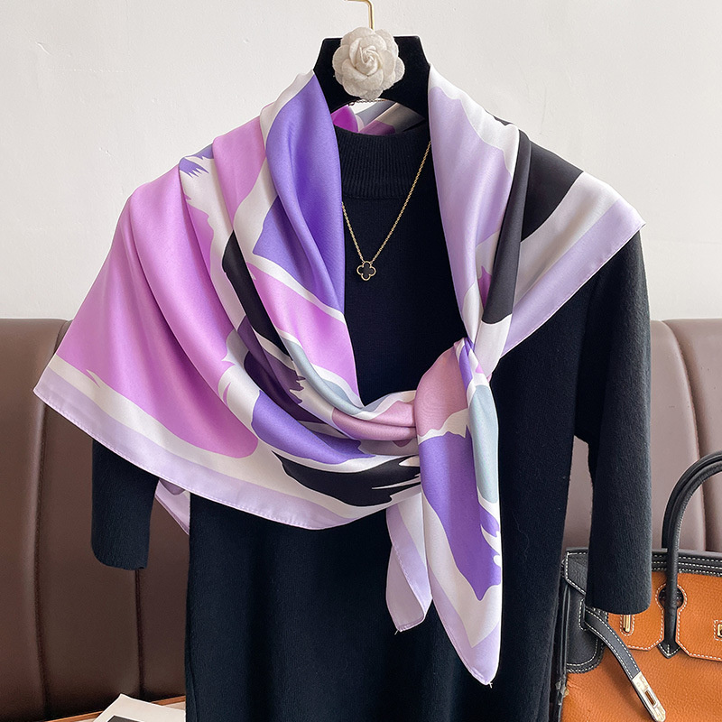 90*90cm Luxury Brand Silk Squa - đánh giá và giá Women Accessories Brands