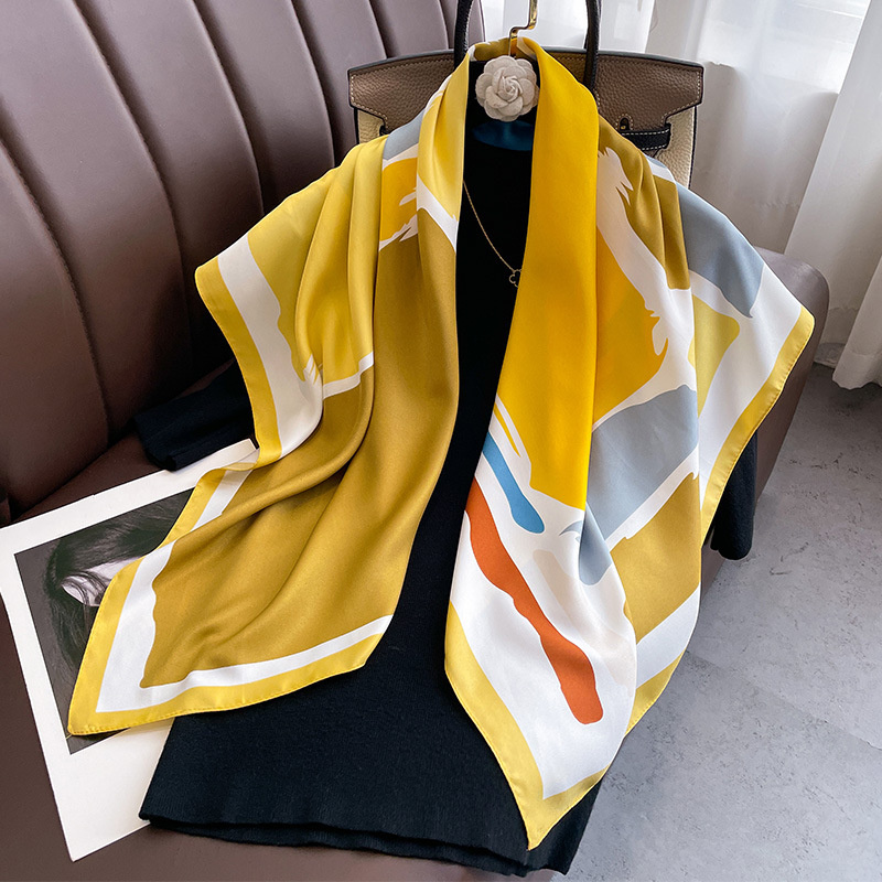 90*90cm Luxury Brand Silk Squa - đánh giá và giá Women Accessories Brands