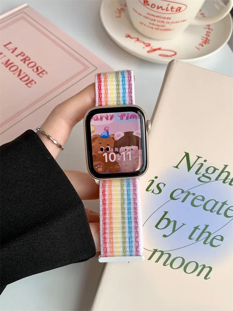 Nylon loop Strap For Apple Wat - đánh giá và giá Women'S Accessories Nike
