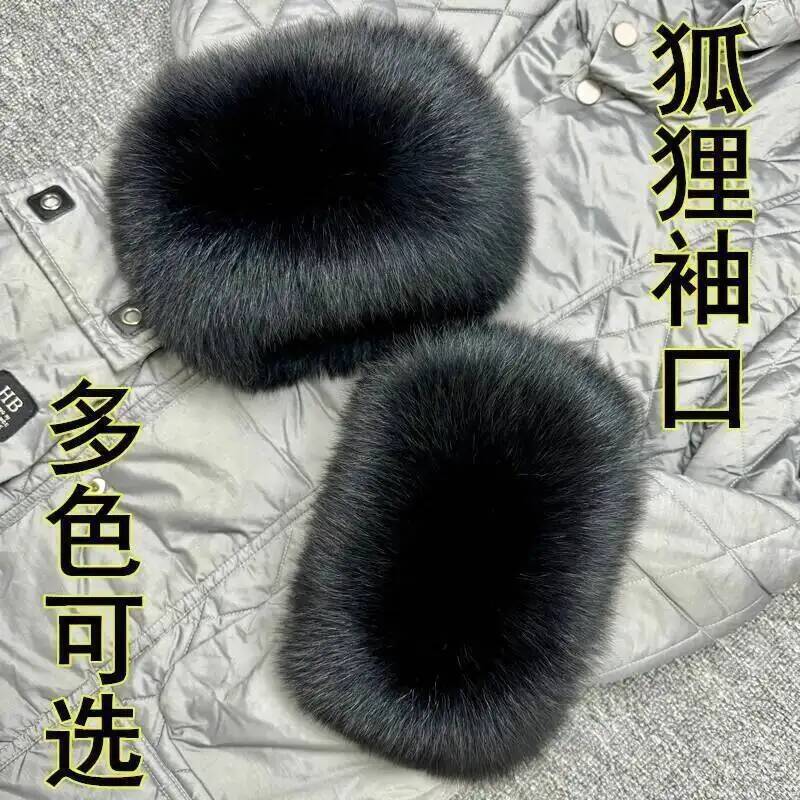Ladies fox fur Arm Warmers Set - đánh giá và giá Women'S Winter Accessories Set