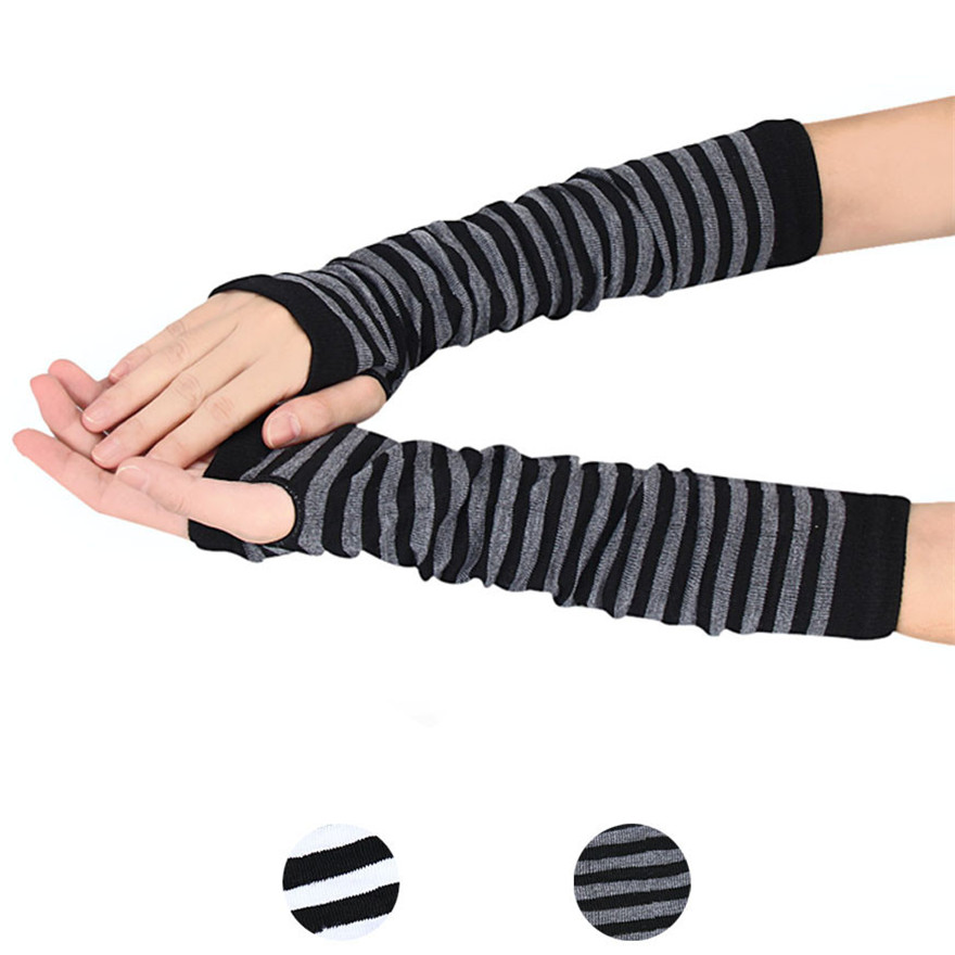 Women Long Sleeve Gothic Strip - đánh giá và giá Women'S Winter Accessories Set