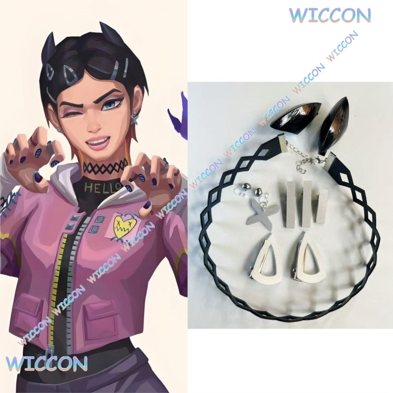 Valorant Clove  Clip Collar Bu - đánh giá và giá Women Accessories On Sale