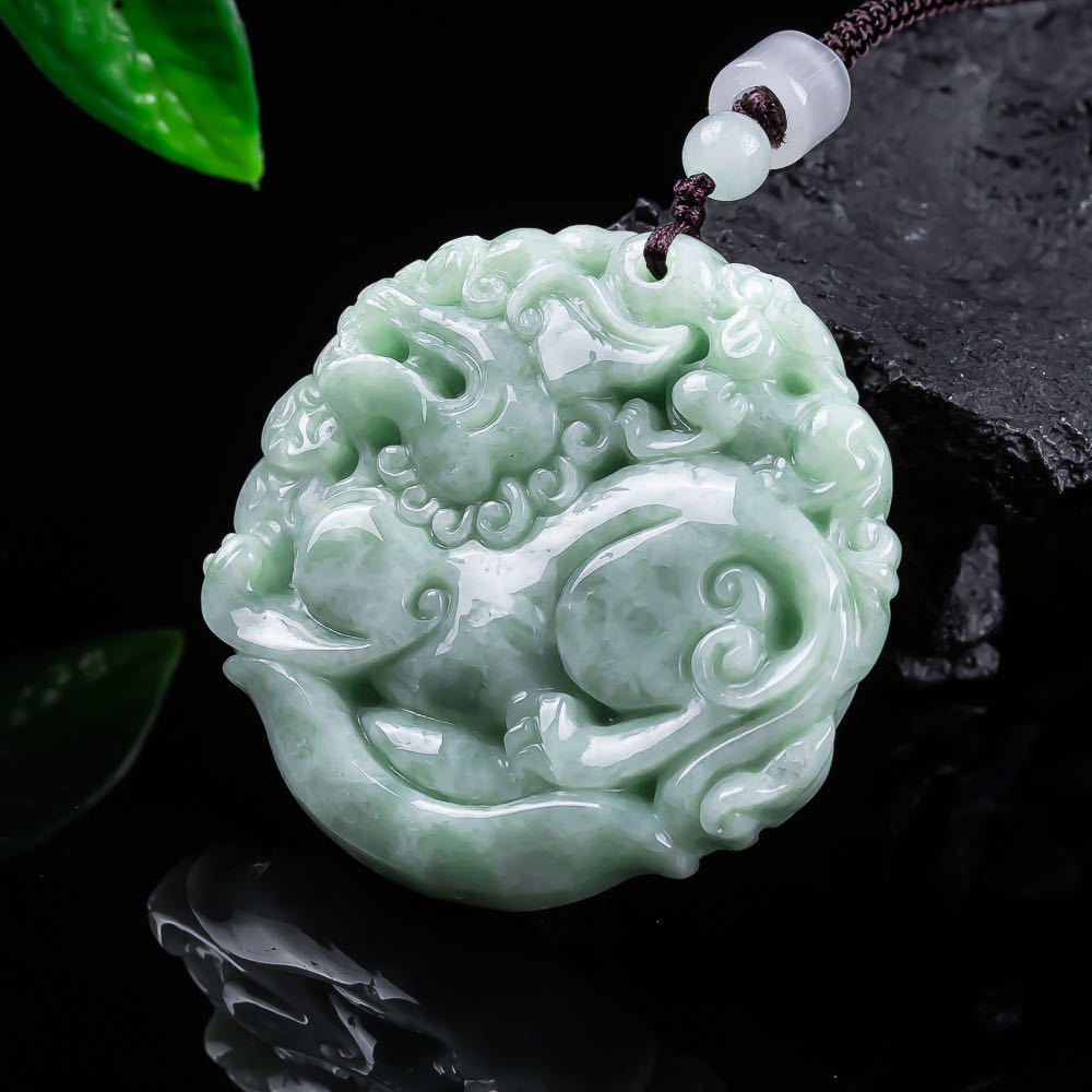 Natural Myanmar Jadeite Pixiu  - đánh giá và giá Women'S Accessories