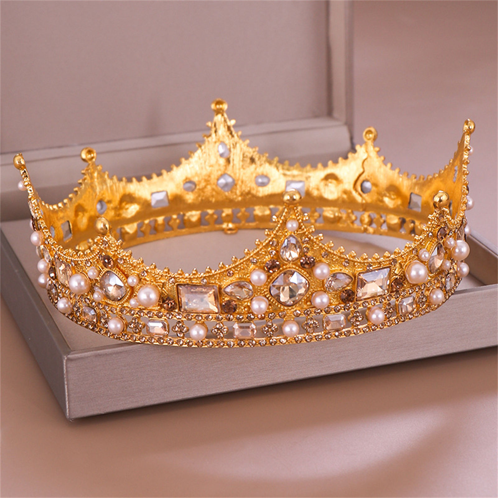 Bridal Crown Rhinestone Tiara  - đánh giá và giá Women'S Hair Accessories Wedding